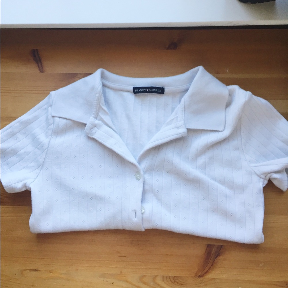 NWT brandy Melville white button up